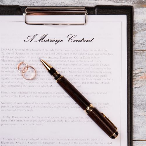 ترجمة عقد الزواج